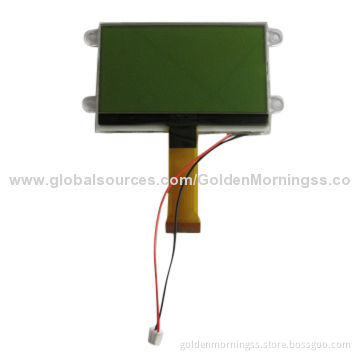 128x64 Dot-matrix LED Display Module, White Backlight with Location Hole, Plug FPC